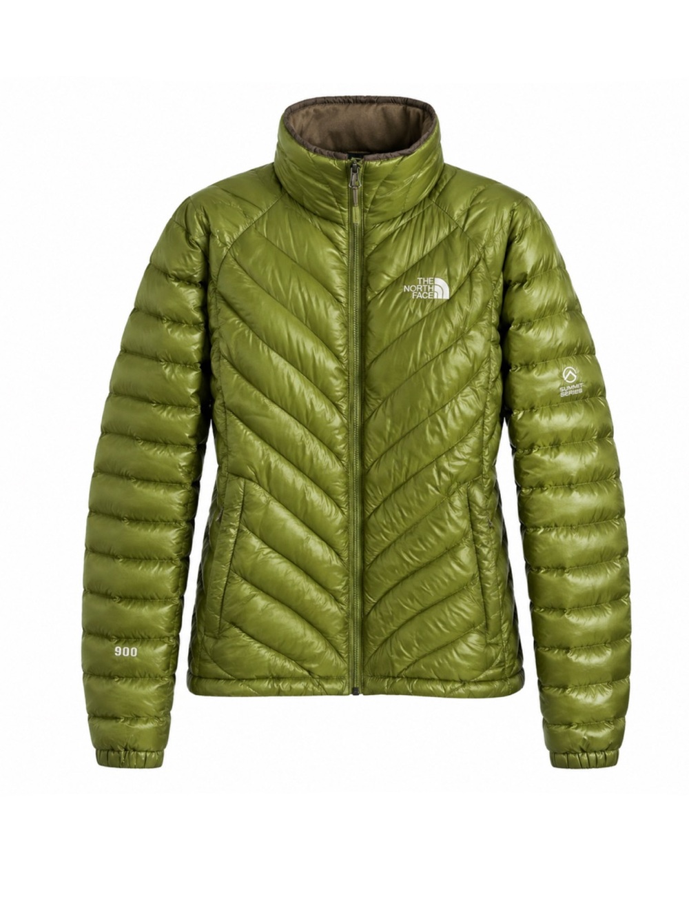 VINTAGE The North Face Women's Olive Green Down Puffer Jacket flight series